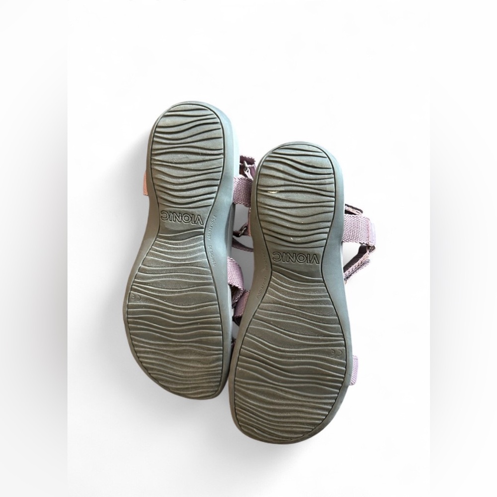 Vionic Candace Webbed Sport Sandal Pink 8 - Picture 5 of 7